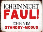 Vianmo Insegna In Legno 30X40 Cm Bin Nicht Faul Im Standby Modus