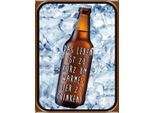 Vianmo Insegna In Legno 40X30 Cm Leben Ist Kurz Um Warmes Bier