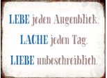 Vianmo Insegna In Legno 30X40 Cm Liebe Lache Jeden Tag