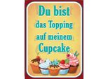 Vianmo Insegna In Legno 40X30 Cm Du Bist Topping Auf Cupcake