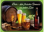 Vianmo Insegna In Legno 30X40 Cm Bier Frischer Genuss Zu Jeder Zeit