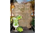Vianmo Insegna In Legno 40X30 Cm Rezept Mojito Zutaten Limette Minze