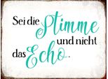 Vianmo Insegna In Legno 30X40 Cm Sei Die Stimme Nicht Das Echo