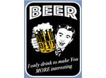 Vianmo Insegna In Legno 40X30 Cm Beer I Only Drink To Make You