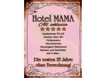 Vianmo Insegna In Legno 40X30 Cm Hotel Mama All Inklusive 24/7