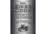 Vianmo Insegna In Legno 40X30 Cm Motorrad Biker Code Stay Ride Together