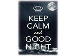 Vianmo Insegna In Legno 40X30 Cm Keep Calm And Good Night