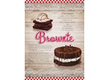 Vianmo Insegna In Legno 40X30 Cm Rezept Brownie Zutaten 250G Butter