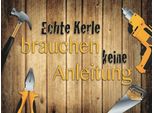 Vianmo Insegna In Legno 30X40 Cm Kerle Brauchen Keine Anleitung