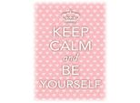Vianmo Insegna In Legno 40X30 Cm Keep Calm And Be Yourself