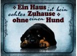 Vianmo Insegna In Legno 30X40 Cm Kein Echtes Zuhause Ohne Hund