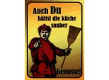 Vianmo Insegna In Legno 40X30 Cm Du HäLtst KüChe Sauber Genosse