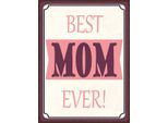 Vianmo Insegna In Legno 40X30 Cm Best Mom Ever Beste Mama