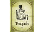 Vianmo Insegna In Legno 40X30 Cm Alkohol 1911 Tequila