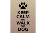 Vianmo Insegna In Legno 40X30 Cm Keep Calm And Walk The Dog
