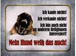 Vianmo Insegna In Legno 30X40 Cm Kaufe Nichts Mein Hund Weiß