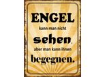 Vianmo Insegna In Legno 40X30 Cm Engel Kann Man Nicht Sehen