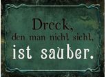 Vianmo Insegna In Legno 30X40 Cm Dreck Den Nicht Sieht Ist Sauber