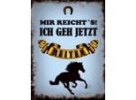 Vianmo Insegna In Legno 40X30 Cm Mir Reicht`S Ich Geh Reiten