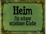 Vianmo Insegna In Legno 30X40 Cm Heim Schwer Erziehbare Kinder
