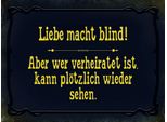 Vianmo Insegna In Legno 30X40 Cm Liebe Macht Blind Aber Wer