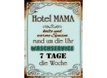 Vianmo Insegna In Legno 40X30 Cm Hotel Mama 7 Tage Die Woche