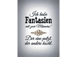 Vianmo Insegna In Legno 40X30 Cm Fantasien Zwei MäNner 1 Putzt