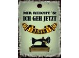Vianmo Insegna In Legno 40X30 Cm Mir Reicht`S Ich Geh NäHen