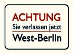 Vianmo Insegna In Legno 30X40 Cm Achtung Sie Verlassen Berlin