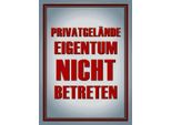 Vianmo Insegna In Legno 40X30 Cm PrivatgeläNde Eigentum Nicht