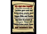 Vianmo Insegna In Legno 40X30 Cm Wir Sind Eine Familie Zusammen