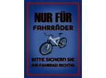 Vianmo Insegna In Legno 40X30 Cm Parken Nur FüR FahrräDer Sicher Sie Ihr