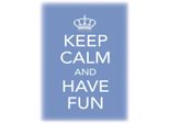 Vianmo Insegna In Legno 40X30 Cm Keep Calm And Have Fun Krone