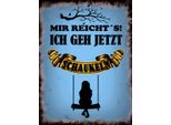 Vianmo Insegna In Legno 40X30 Cm Mir Reicht´S Ich Geh Schaukeln