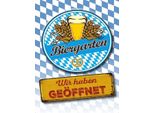 Vianmo Insegna In Legno 40X30 Cm Bayern Biergarten Wir Haben GeöFfnet