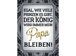 Vianmo Insegna In Legno 40X30 Cm Egal Prinzen Mein Papa Der KöNig
