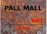 Vianmo Insegna In Legno 30X40 Cm London Pall Mall SW1