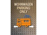 Vianmo Insegna In Legno 40X30 Cm Wohnwagen Parking Only