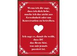 Vianmo Insegna In Legno 40X30 Cm Wenn Ich Dir Sage Ich Dich Liebe