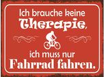 Vianmo Insegna In Legno 30X40 Cm Keine Therapie Muss Nur Fahrrad