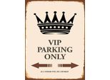 Vianmo Insegna In Legno 40X30 Cm Vip Parking Only All Others