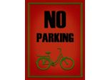 Vianmo Insegna In Legno 40X30 Cm Parken Fahrrad No Parking