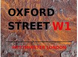 Vianmo Insegna In Legno 30X40 Cm London Westminster Oxford Street W1