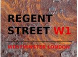 Vianmo Insegna In Legno 30X40 Cm London Westminster Regent Street W1