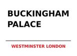 Vianmo Insegna In Legno 30X40 Cm London Street Buckingham Palace
