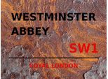 Vianmo Insegna In Legno 30X40 Cm London Royal Westminster Abbey SW1