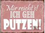 Vianmo Insegna In Legno 30X40 Cm Mir Reicht`S Ich Geh Putzen