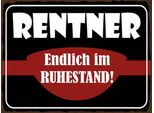 Vianmo Insegna In Legno 30X40 Cm Rentner Endlich Im Ruhestand