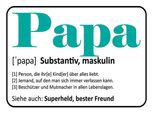 Vianmo Insegna In Legno 30X40 Cm Papa Superheld Bester Freund