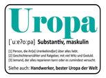 Vianmo Insegna In Legno 30X40 Cm Uropa Handwerker Bester Uropa